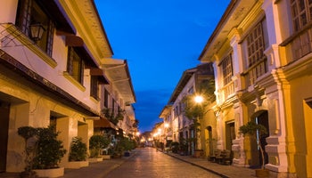 Calle Crisologo street in Vigan City, Ilocos Sur Province