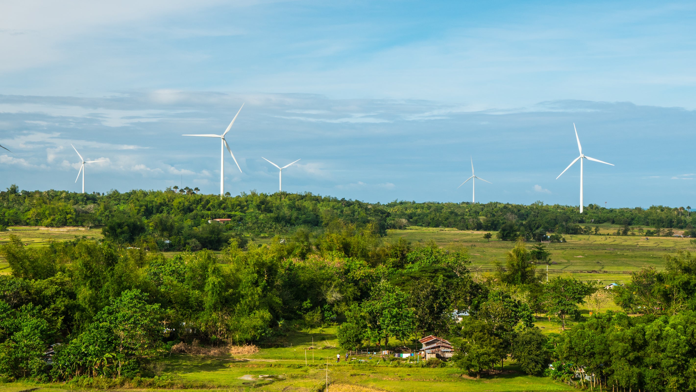 The scenic views of San Lorenzo Wind Farm during this tour on Guimaras Island