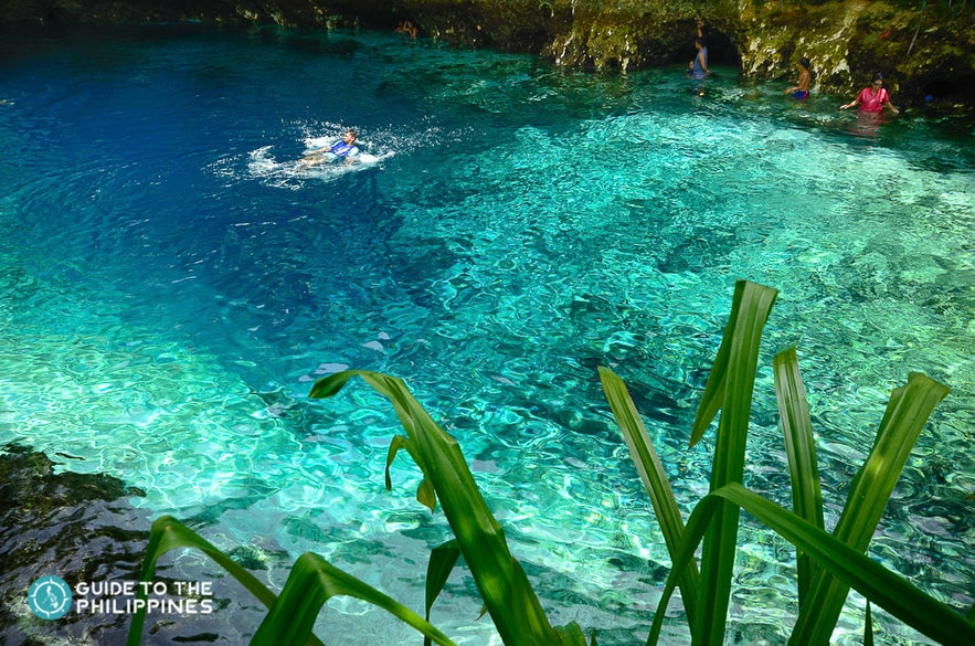 Hinatuan Enchanted River in Surigao del Norte Hinatuan Enchanted River in Surigao del Norte