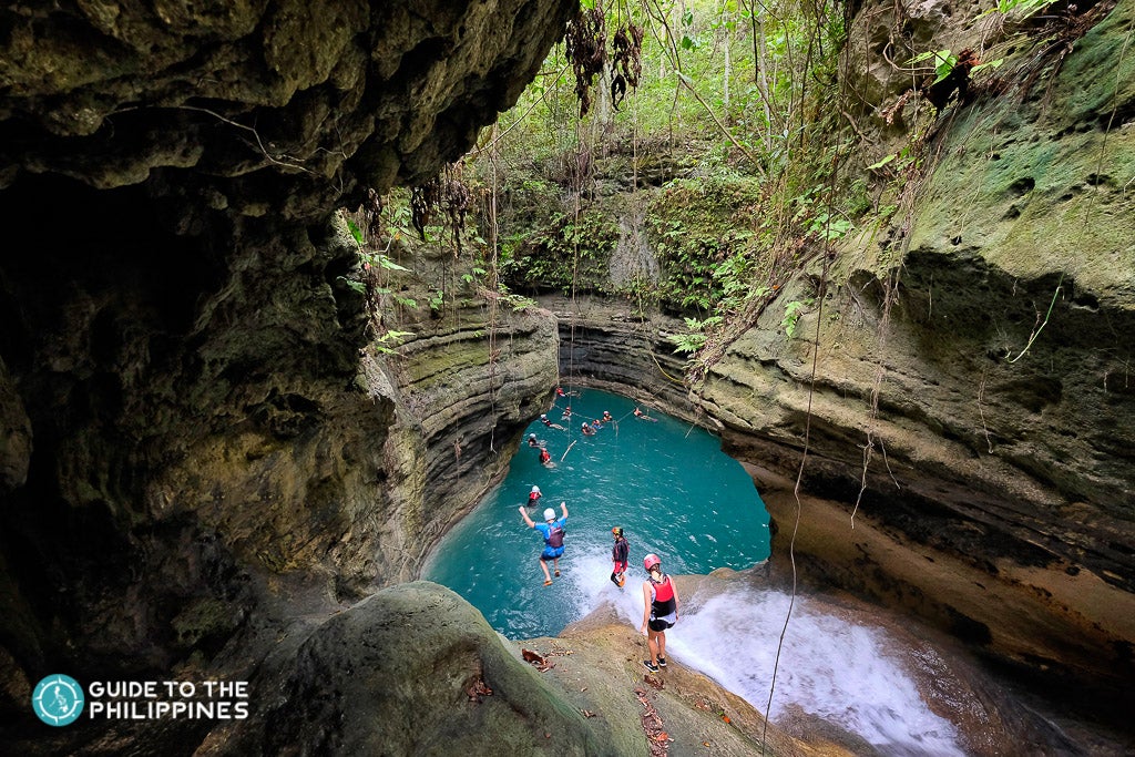 Canyoneering in Badian, Cebu