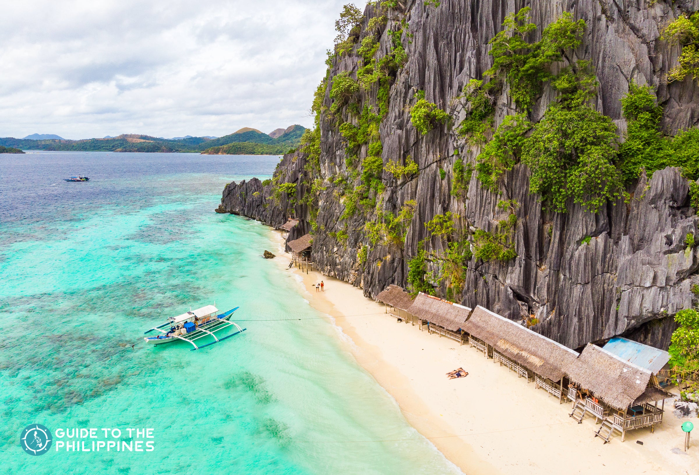 Banol Beach in Coron, Palawan, Philippines