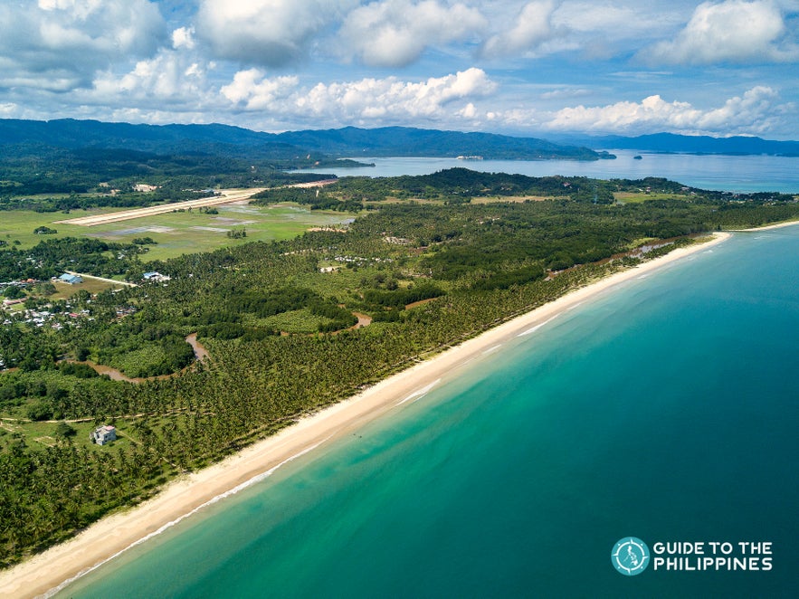 Long Beach in San Vicente, Palawan, Philippines Long Beach in San Vicente, Palawan, Philippines