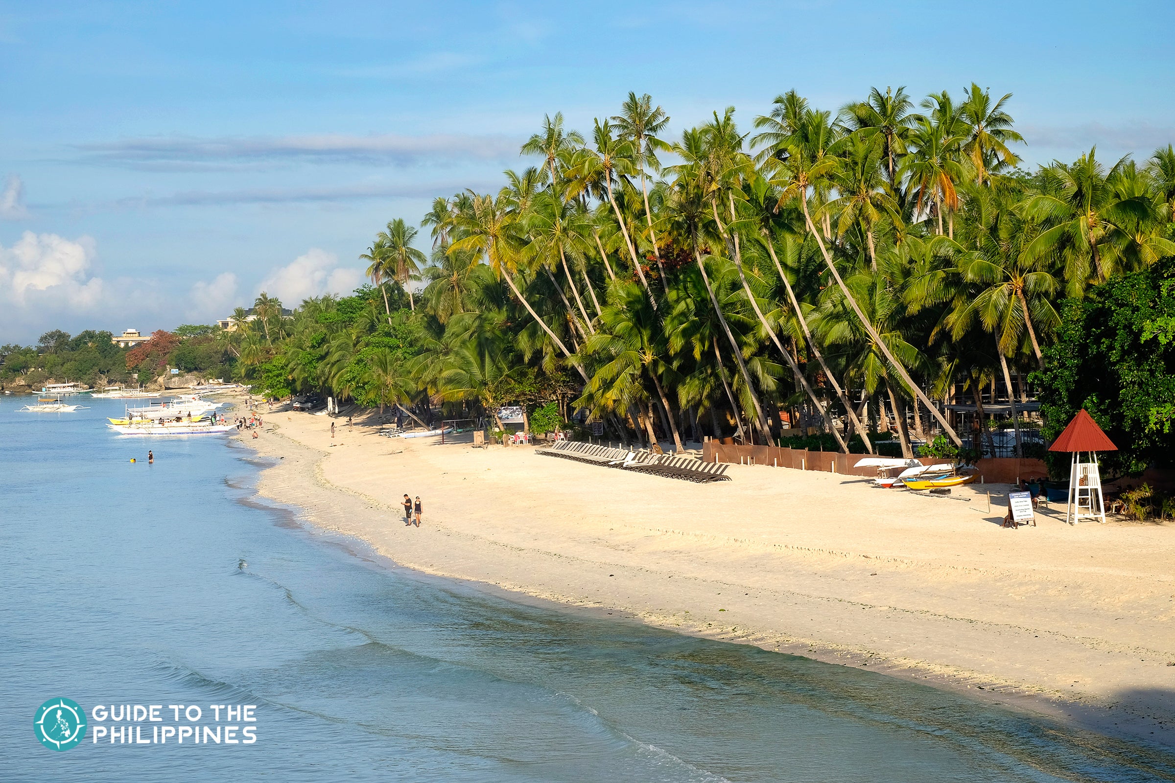 Alona Beach in Panglao Island, Bohol, Philippines