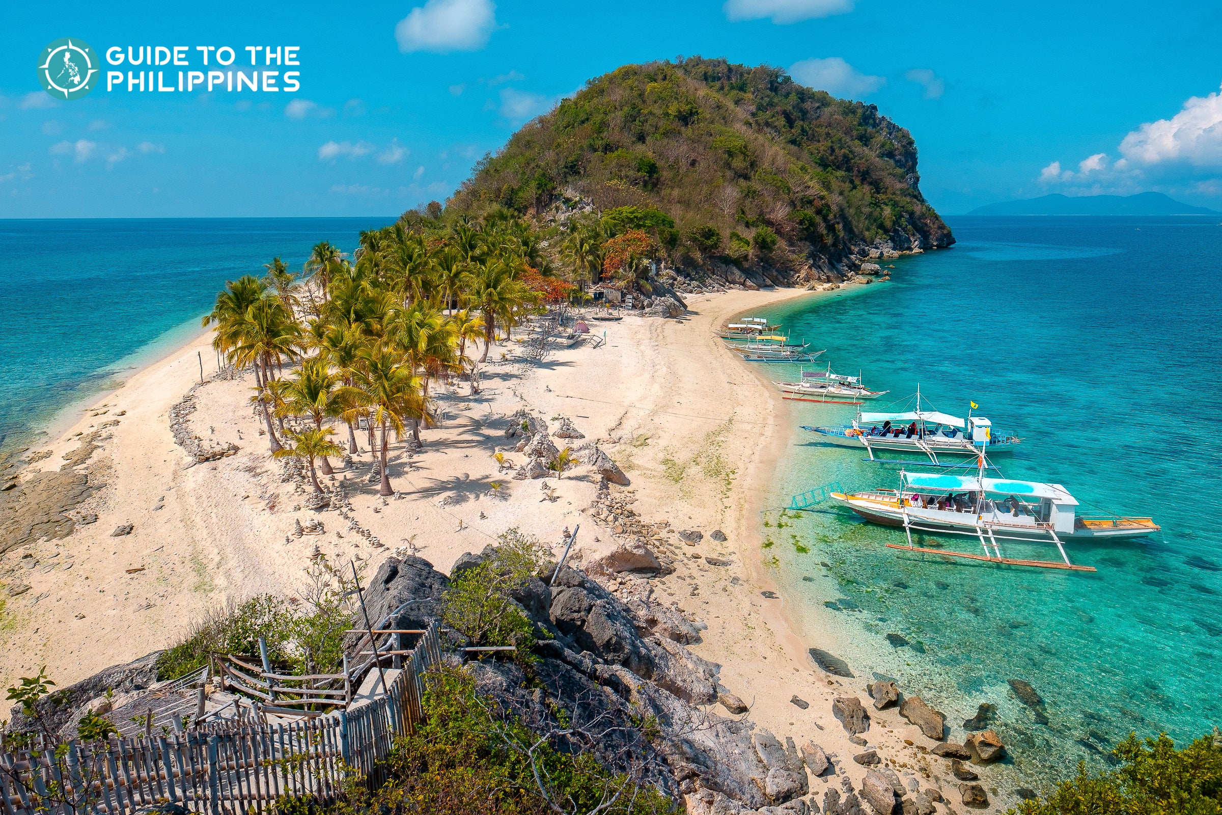 Cabugao Gamay Island in Islas de Gigantes, Carles, Iloilo, Philippines