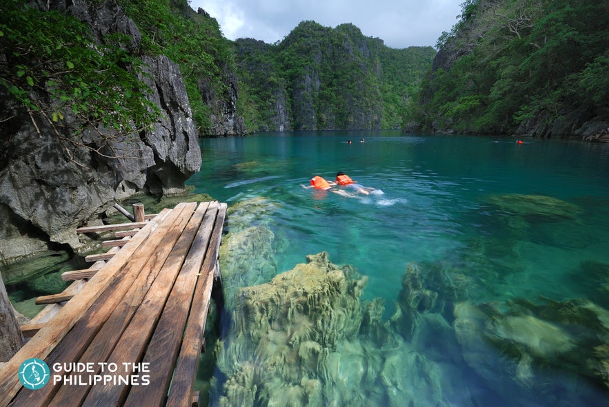 Kayangan Lake in Coron, Palawan, Philippines Kayangan Lake in Coron, Palawan, Philippines