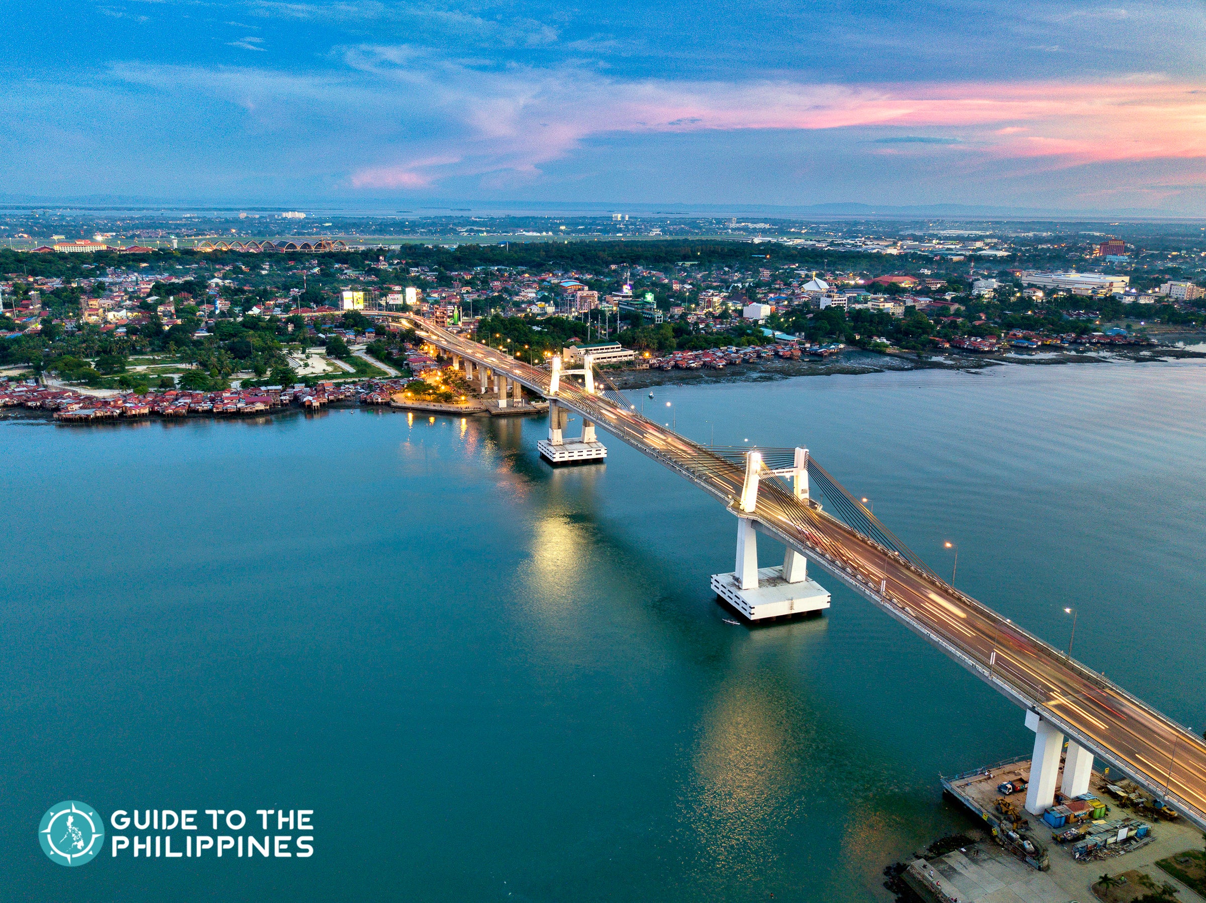 Marcelo Fernan Bridge connecting Mactan Island and Metro Cebu