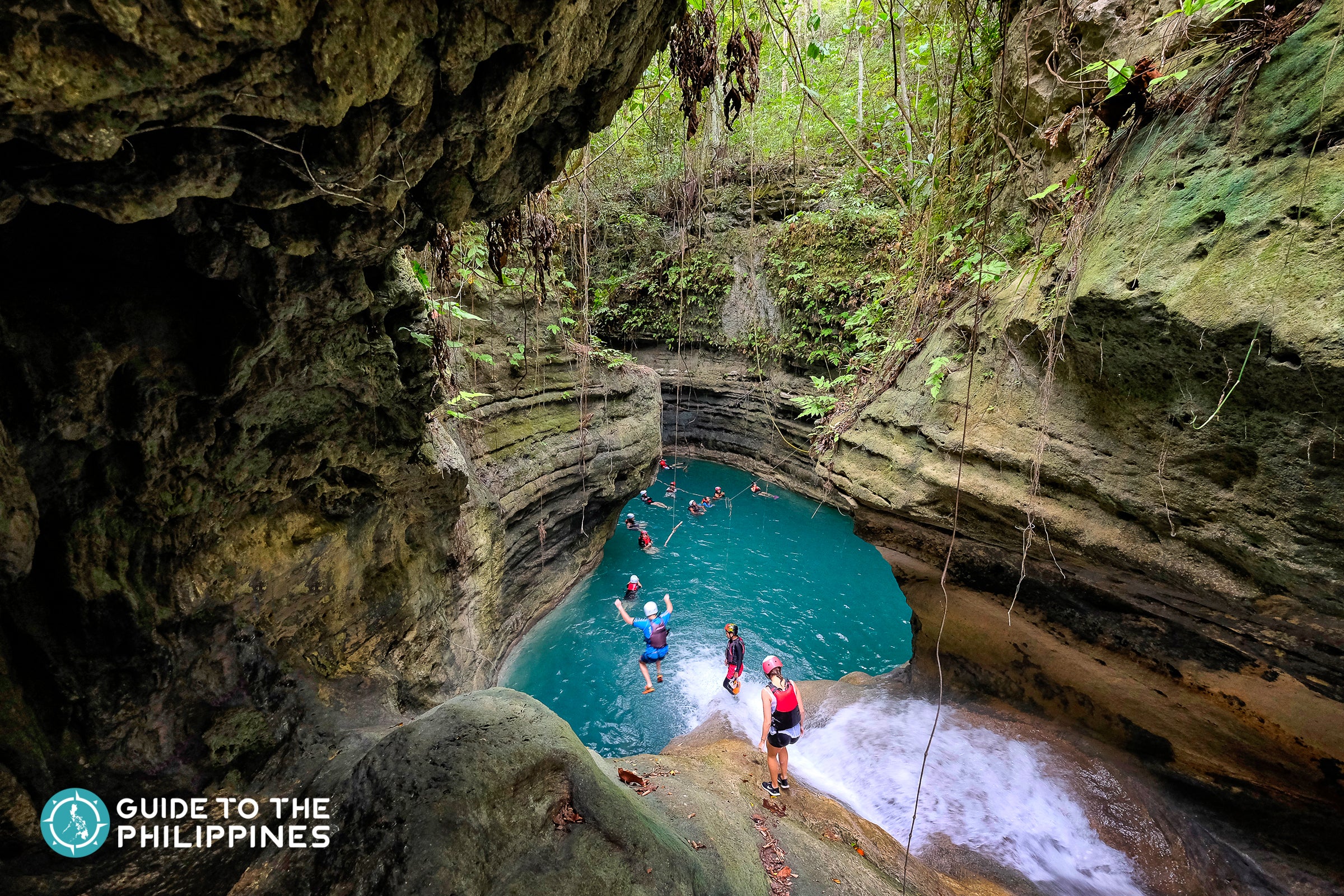 Canyoneering in Badian, Cebu, Philippines