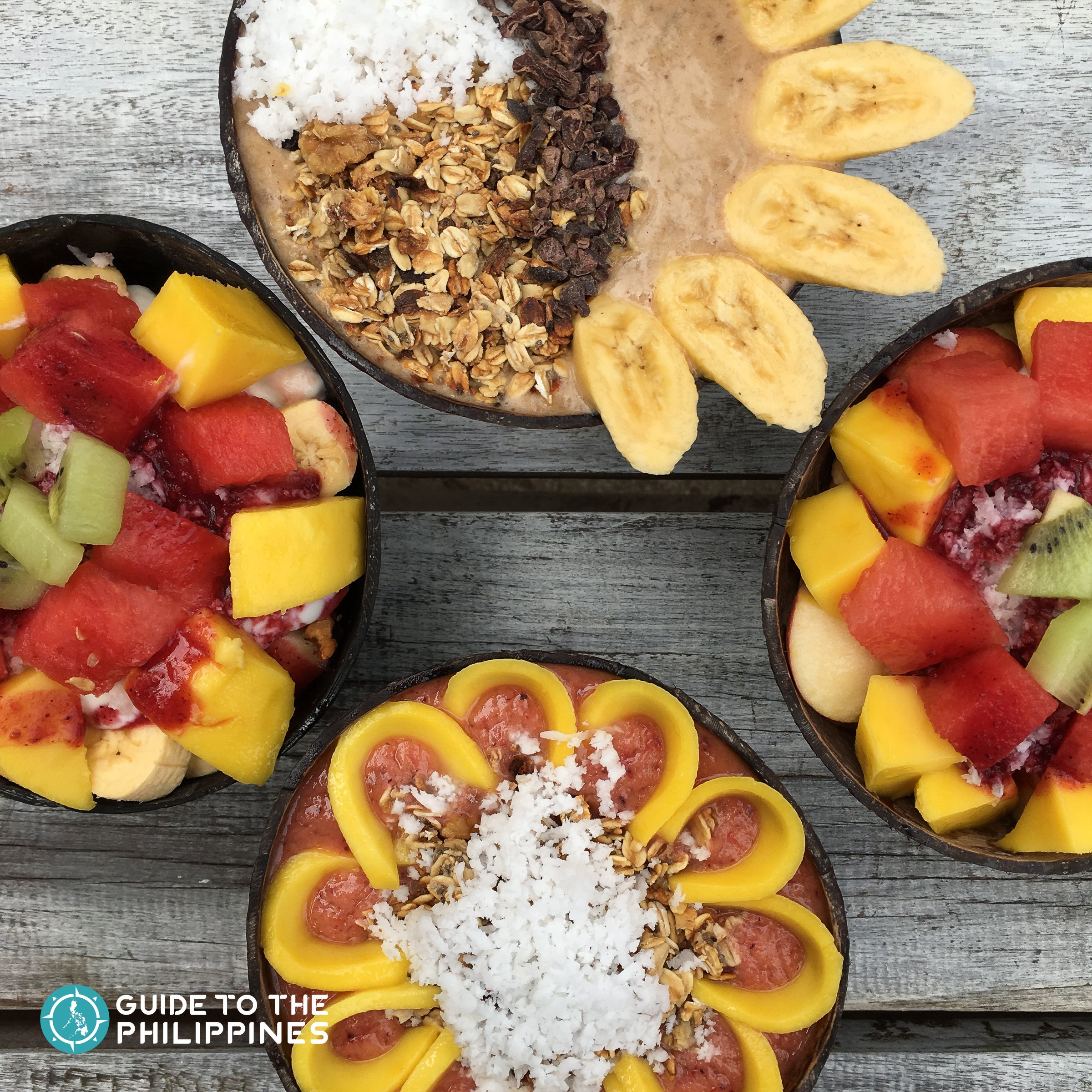 Healthy food choices at Shaka Cafe, Siargao, Philippines