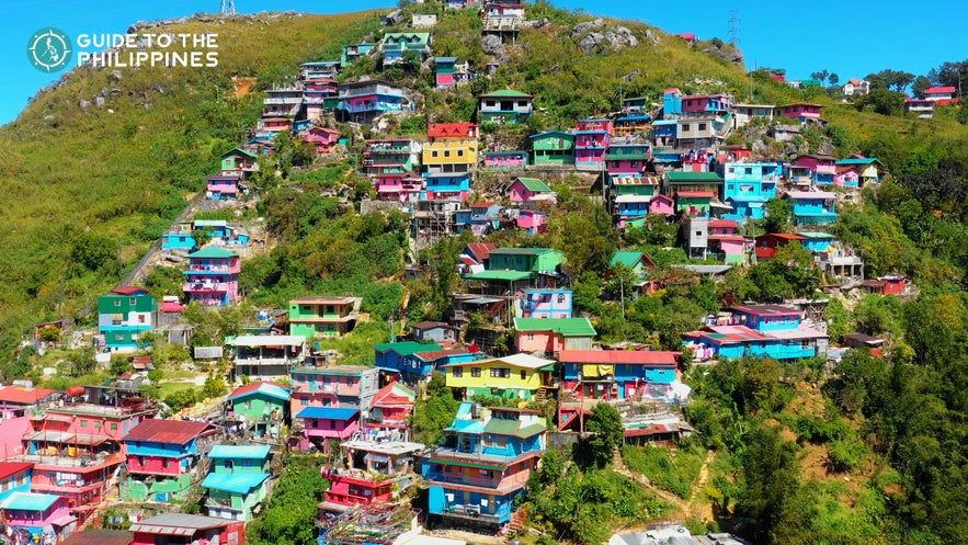 colorful houses of stobosa in la trinidad colorful houses of stobosa in la trinidad