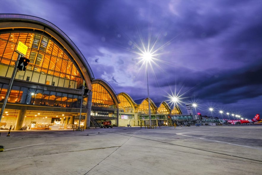 Mactan-Cebu International Airport at night Mactan-Cebu International Airport at night