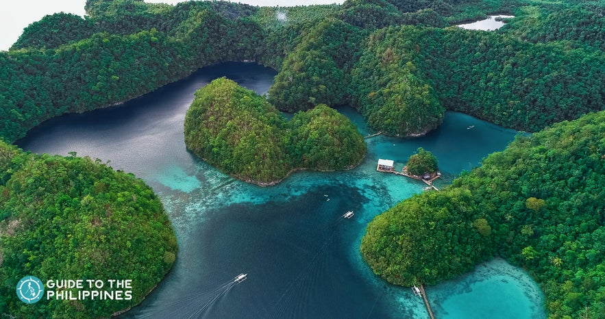 Sugba Lagoon in Del Carmen, Siargao Island, Philippines Sugba Lagoon in Del Carmen, Siargao Island, Philippines