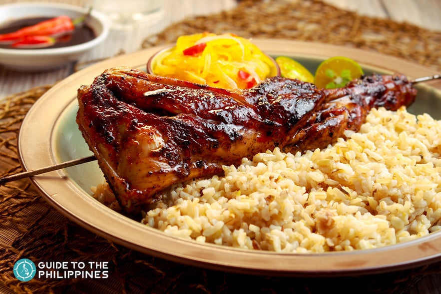 A photo of the famouse Chicken Inasal of Bacolod City. A photo of the famouse Chicken Inasal of Bacolod City.