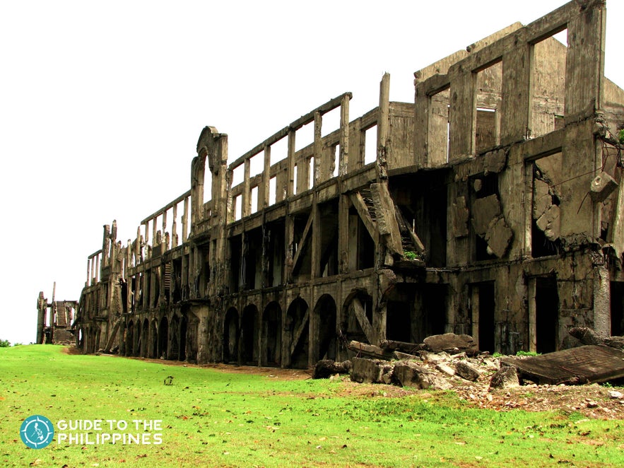 The historic Ruins of World War II at Corregidor Island near Bataan The historic Ruins of World War II at Corregidor Island near Bataan