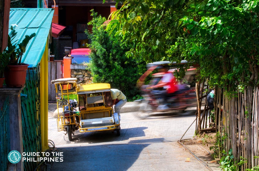 Get around El Nido Town Proper on a tricycle Get around El Nido Town Proper on a tricycle