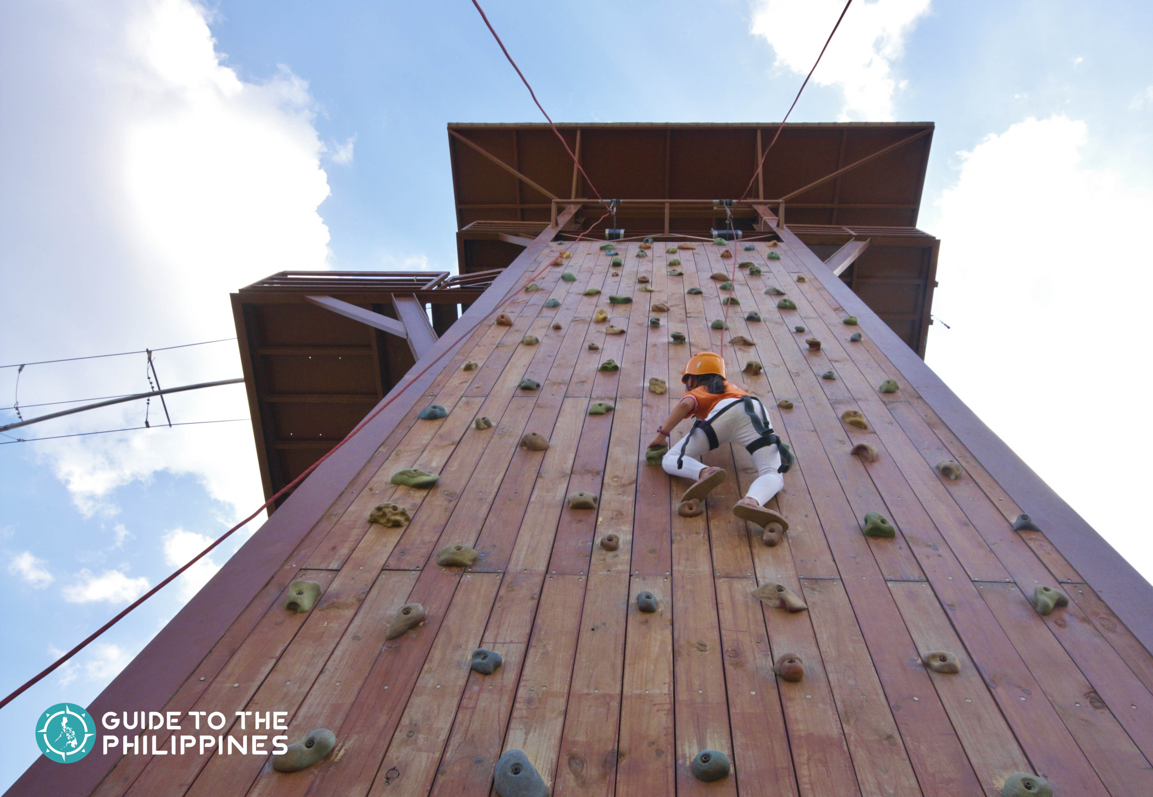Wall Climbing in Sandbox in Porac, Pampanga