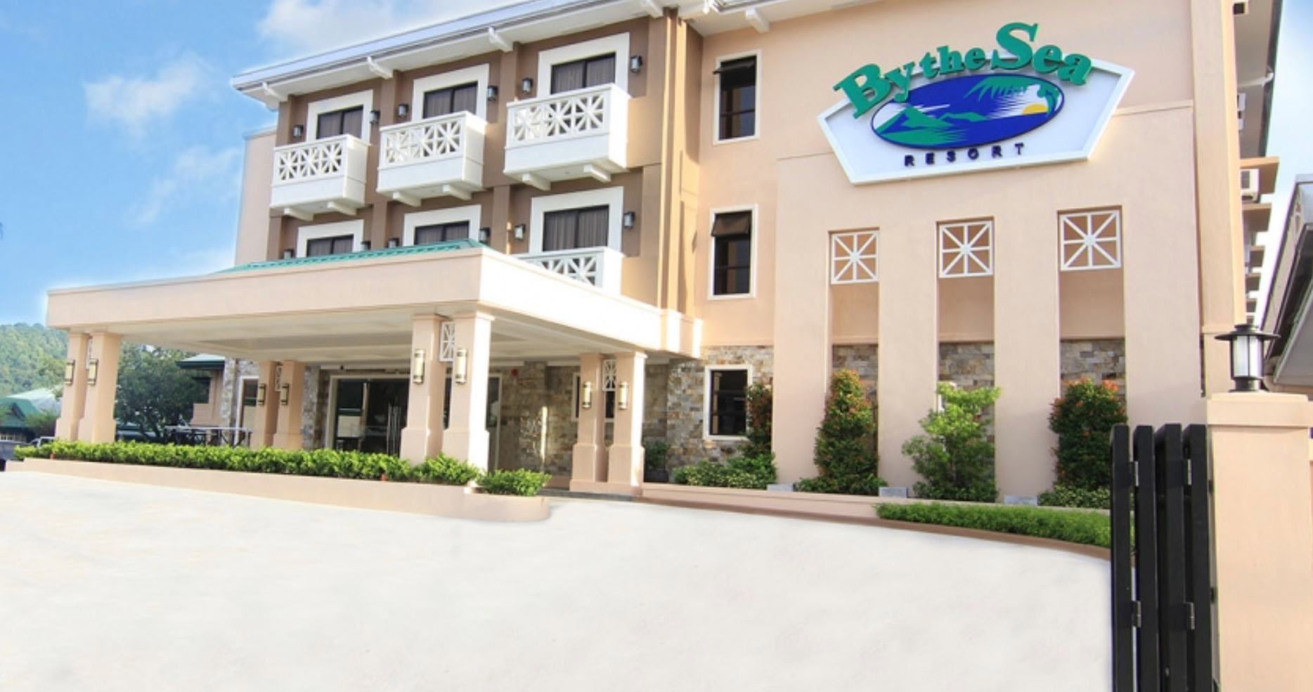 Facade of By the Sea Resort Hotel