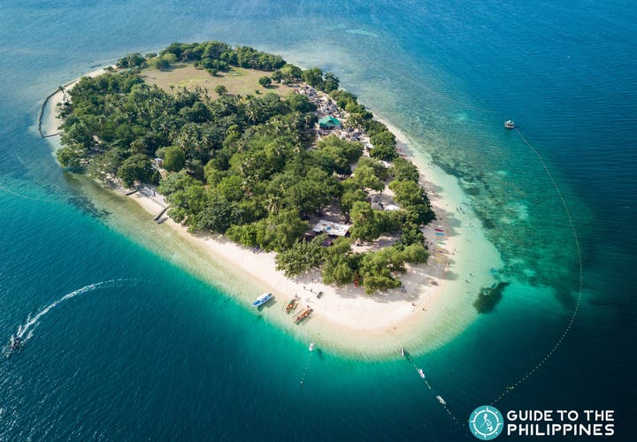 Aerial View of Potipot Island in Zambales