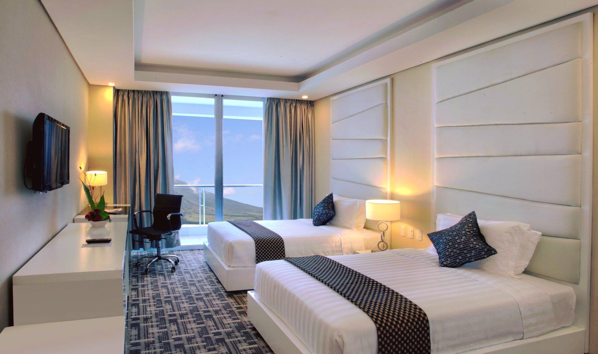 The Oriental Legazpi's Deluxe Room with a view in Sto. Nino Village