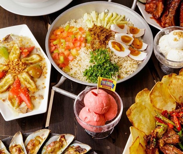 Tinapa rice, Baked Mussels, Chicken wings, and Chili ice cream at 1st Colonial Grill in Legazpi, Albay Tinapa rice, Baked Mussels, Chicken wings, and Chili ice cream at 1st Colonial Grill in Legazpi, Albay