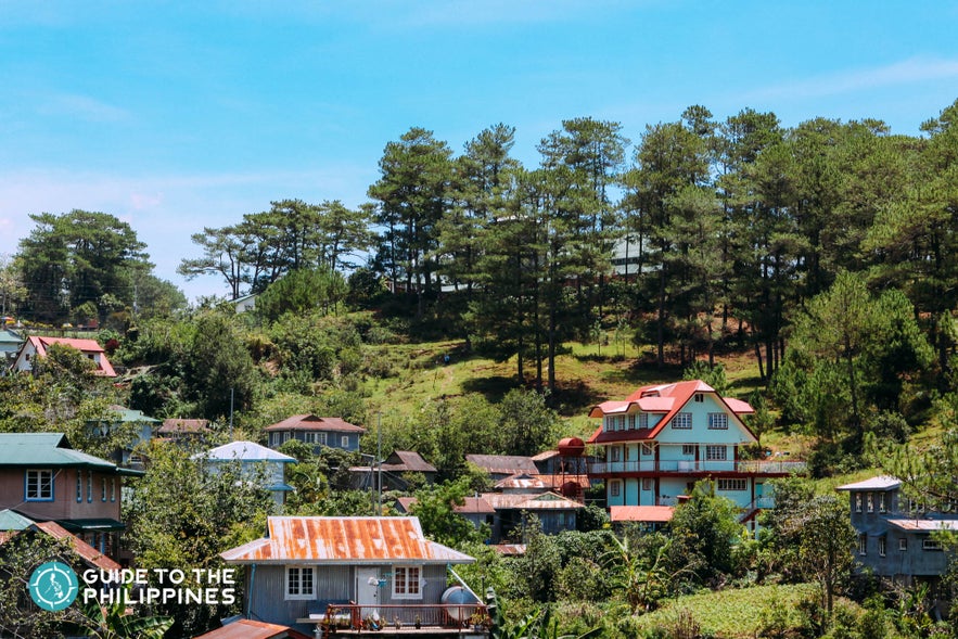 View of houses in Sagada View of houses in Sagada
