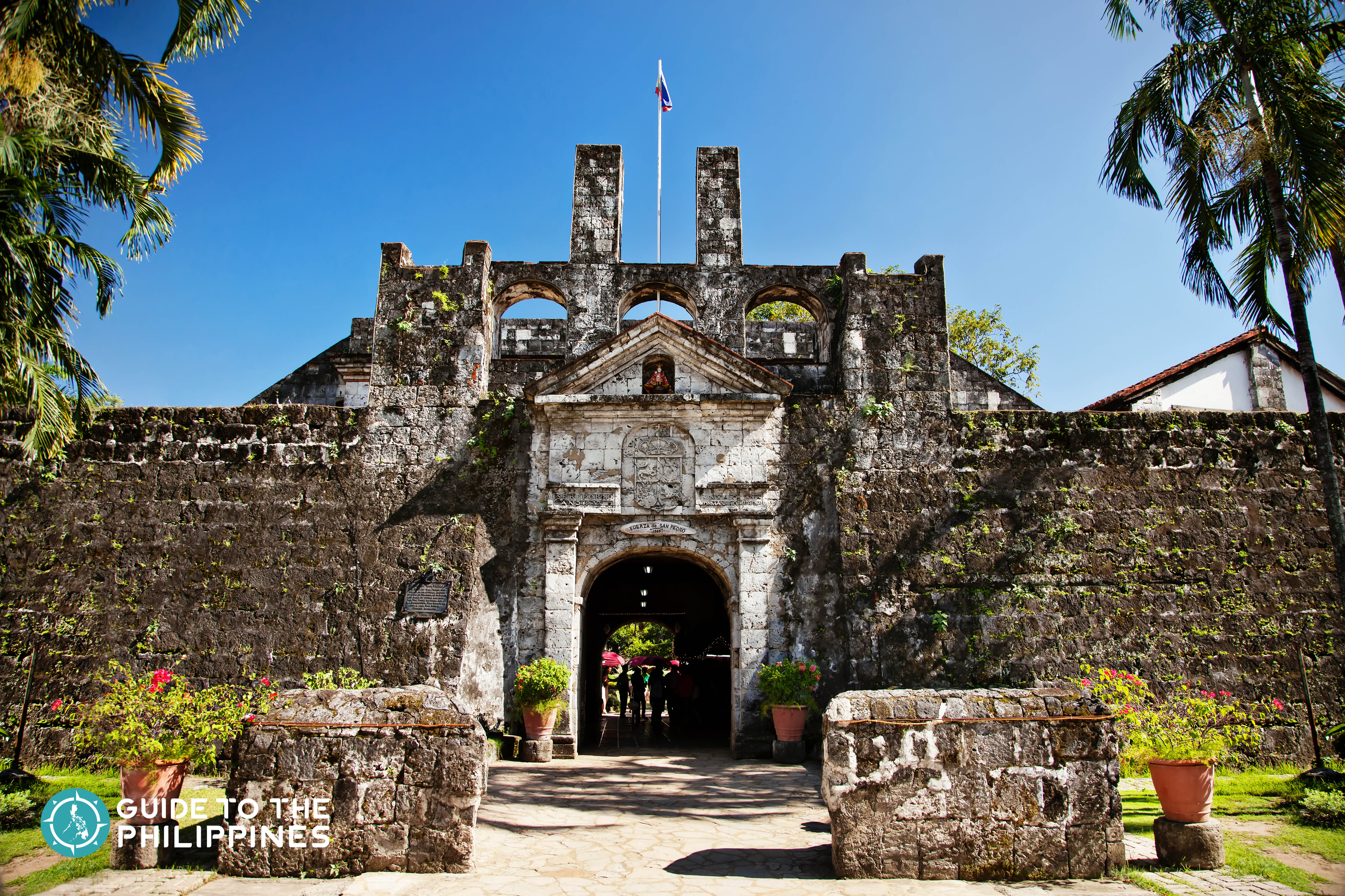 Fort San Pedro, the oldest triangular bastion fort in the Philippines