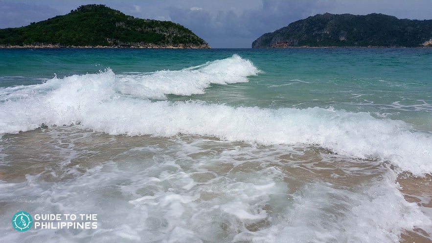 Wonderful beach in Bantigue Island Wonderful beach in Bantigue Island