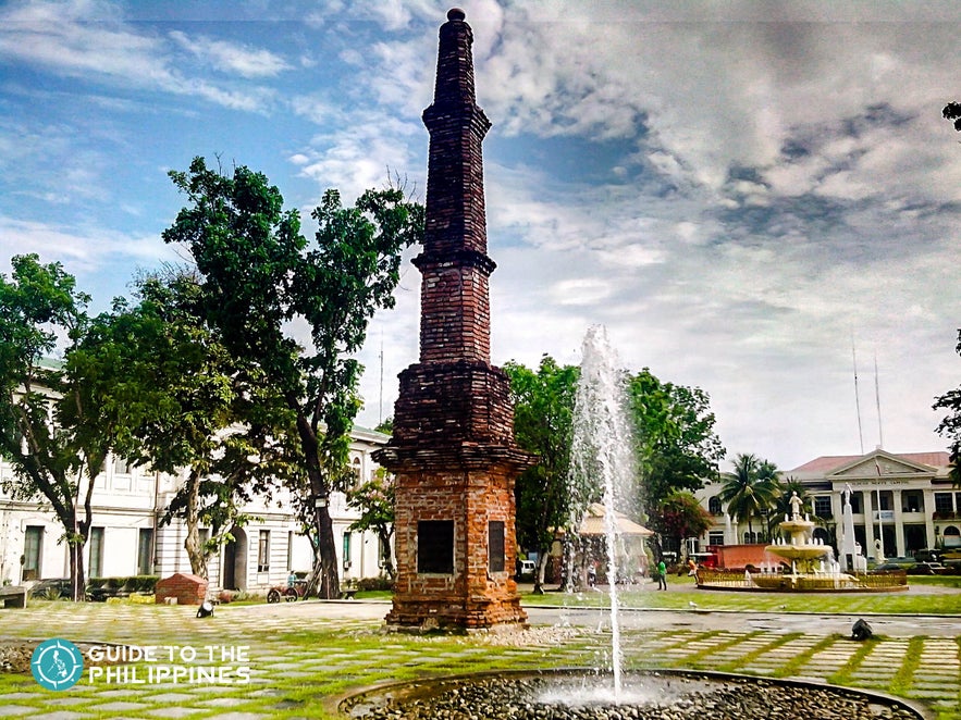 Plaza in Laoag Plaza in Laoag