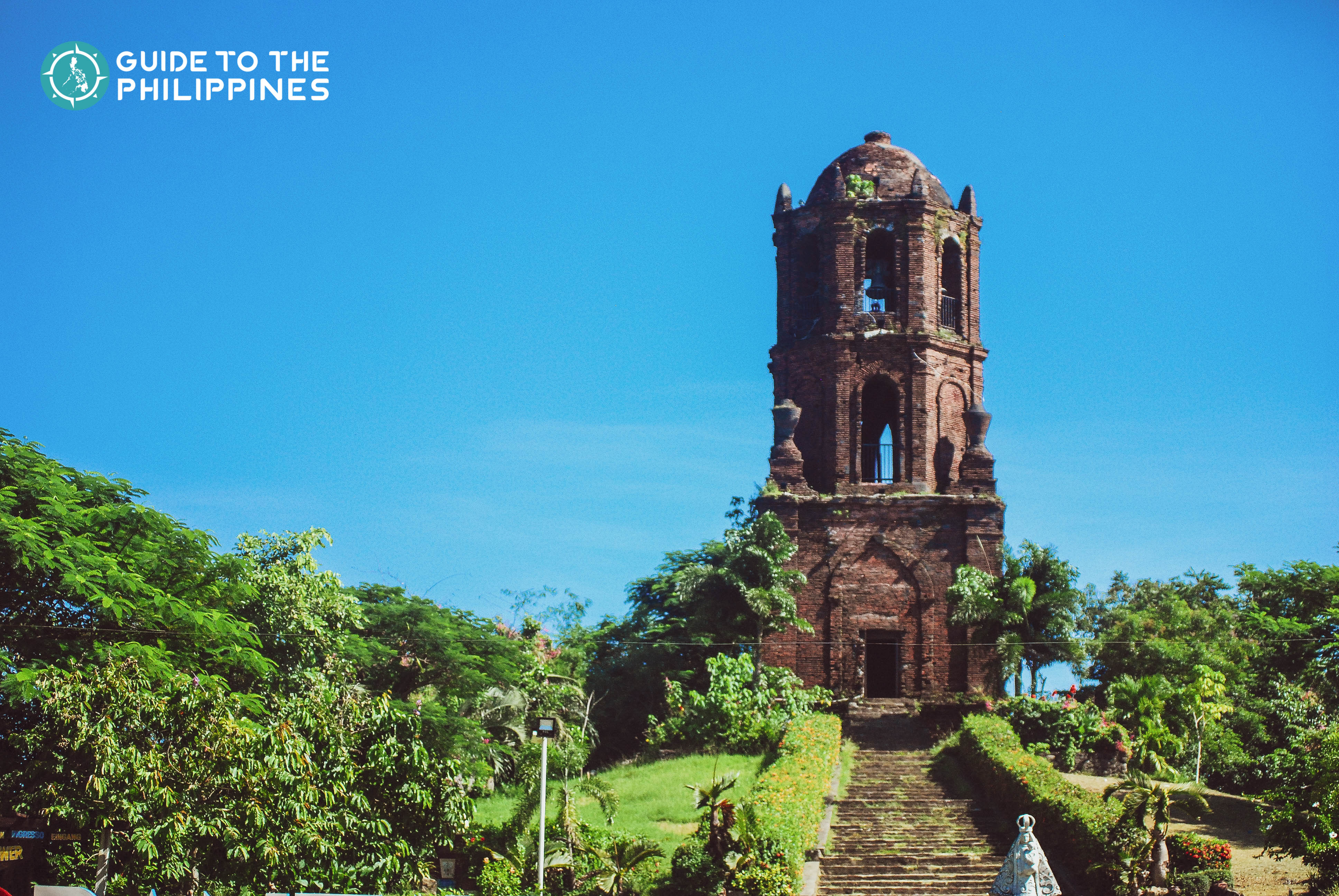 View of the Bantay Church Bell Tower's belfry in Vigan
