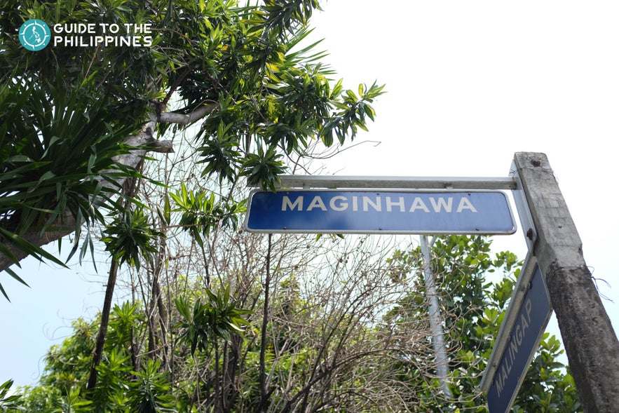 Maginhawa Street Sign in Quezon City Maginhawa Street Sign in Quezon City