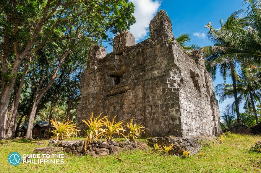 Gui-ob Ruins are the remnants of the Spanish Era church Gui-ob Ruins are the remnants of the Spanish Era church