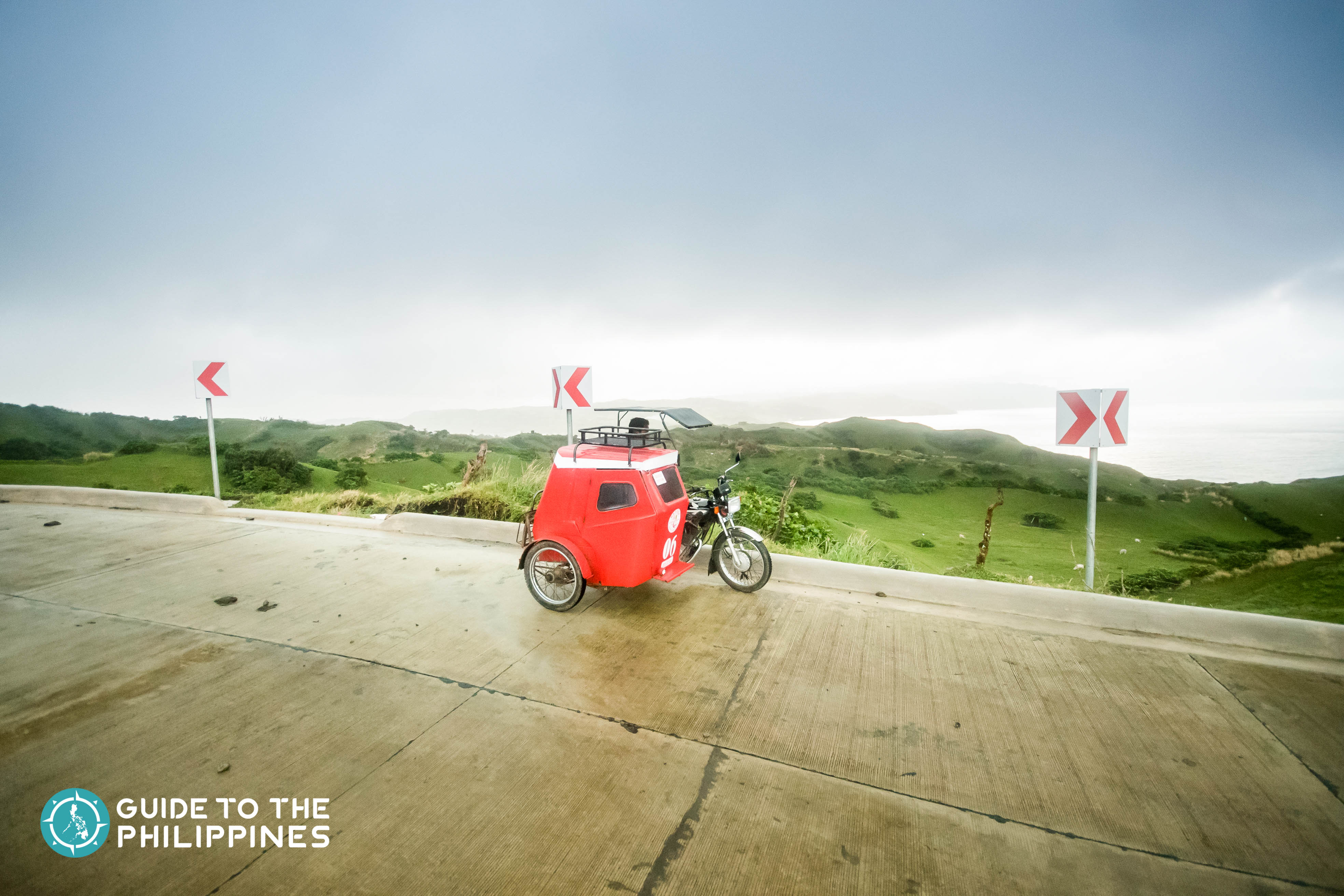 A tricycle can take a group of 3 to 4 people around Batanes Island