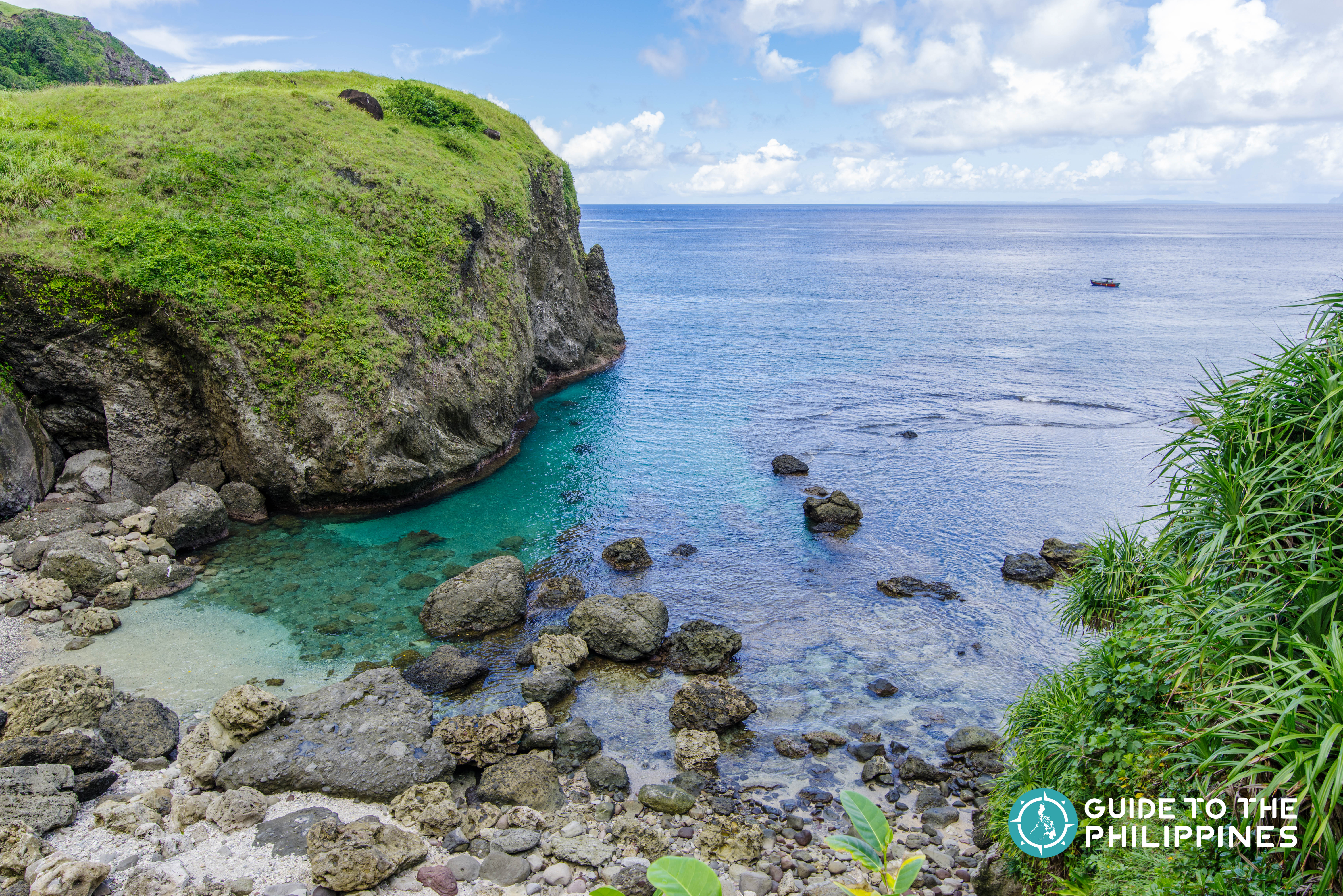 Homoron Blue Lagoon located in Mahatao, Batanes