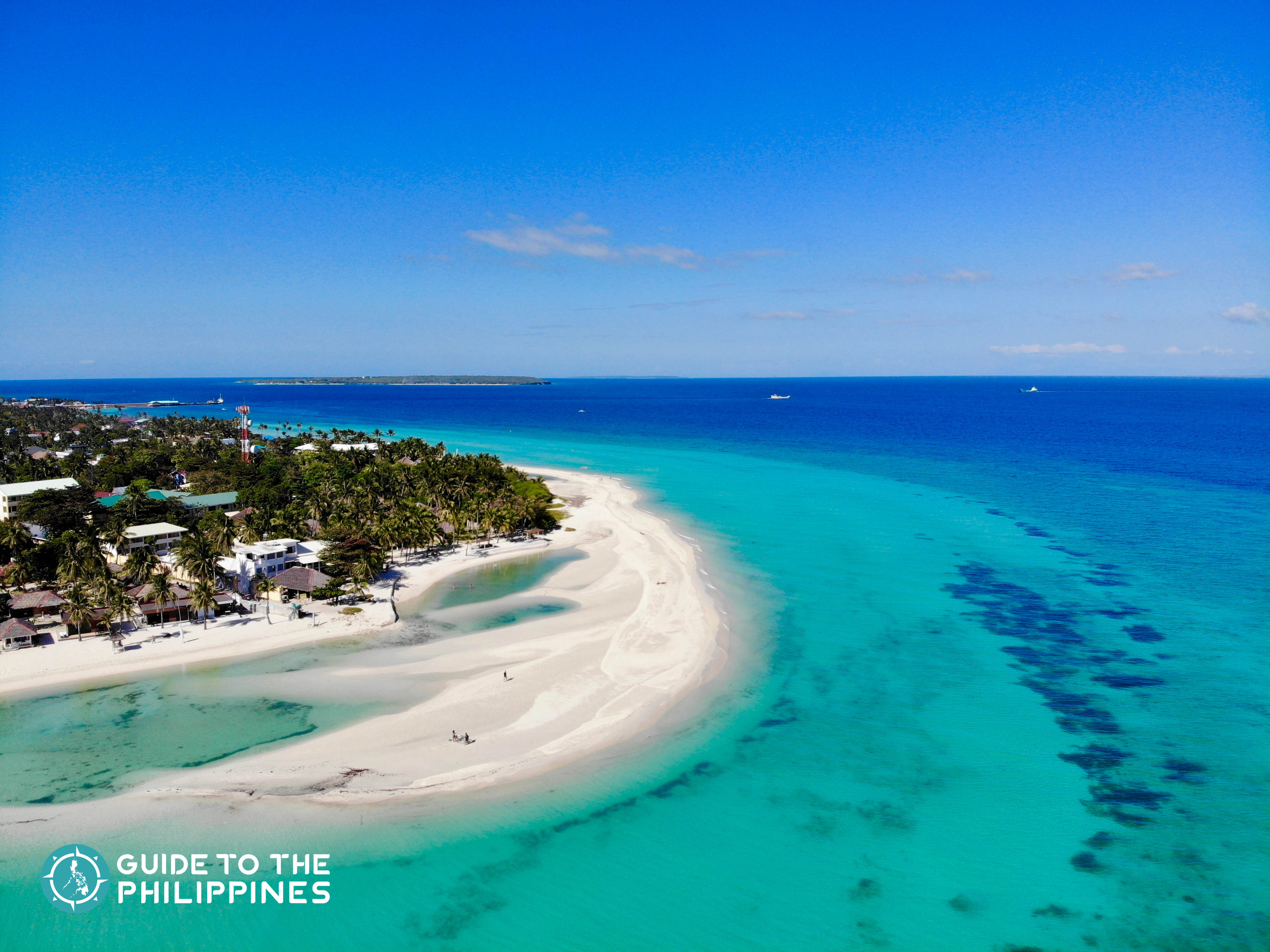 Bantayan Island's pristine white sand beach