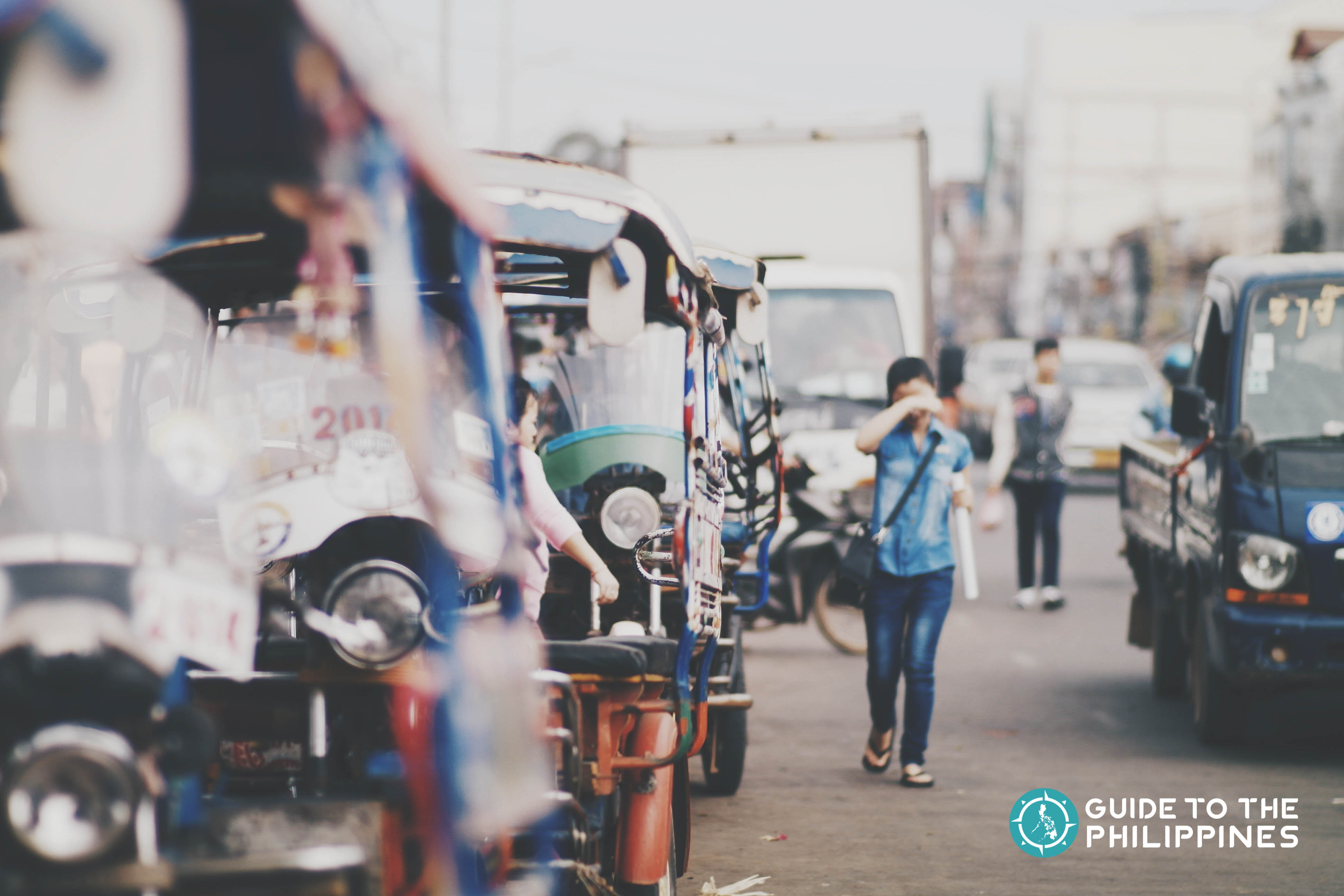 Tricycles in Manila, Philippines