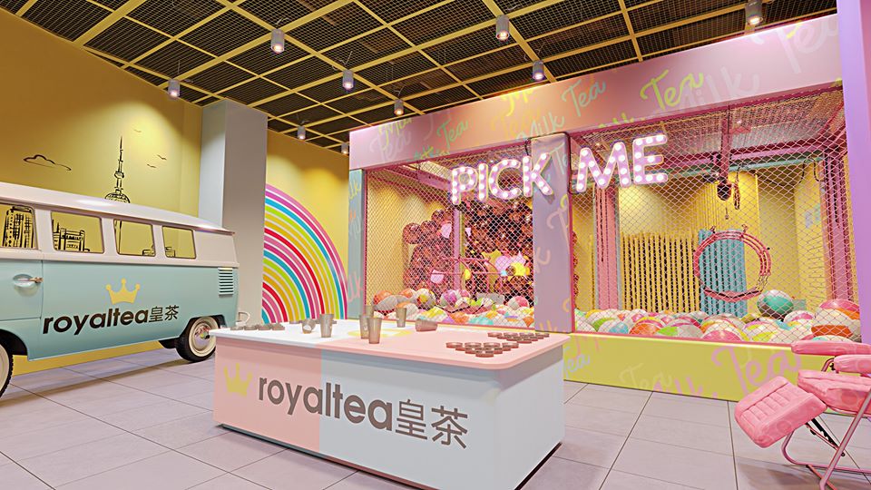 The Dessert Museum's milk tea area
