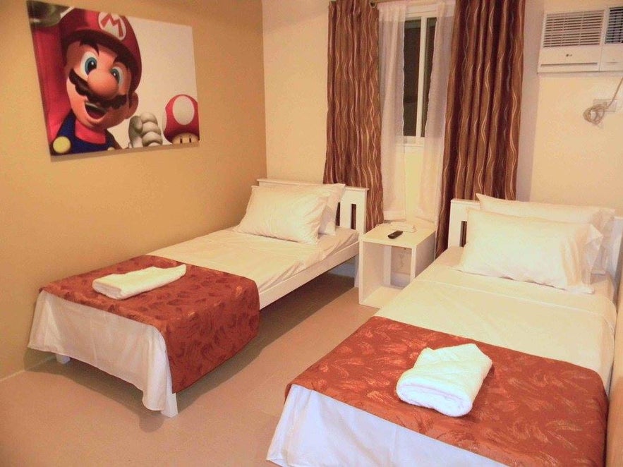 필리핀 보홀 TR3ATS 게스트하우스의 개인실 필리핀 보홀 TR3ATS 게스트하우스의 개인실