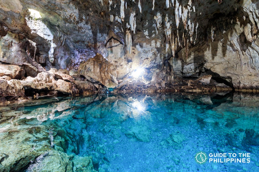 Hinagdanan Cave in Panglao Island of Bohol, Philippines Hinagdanan Cave in Panglao Island of Bohol, Philippines