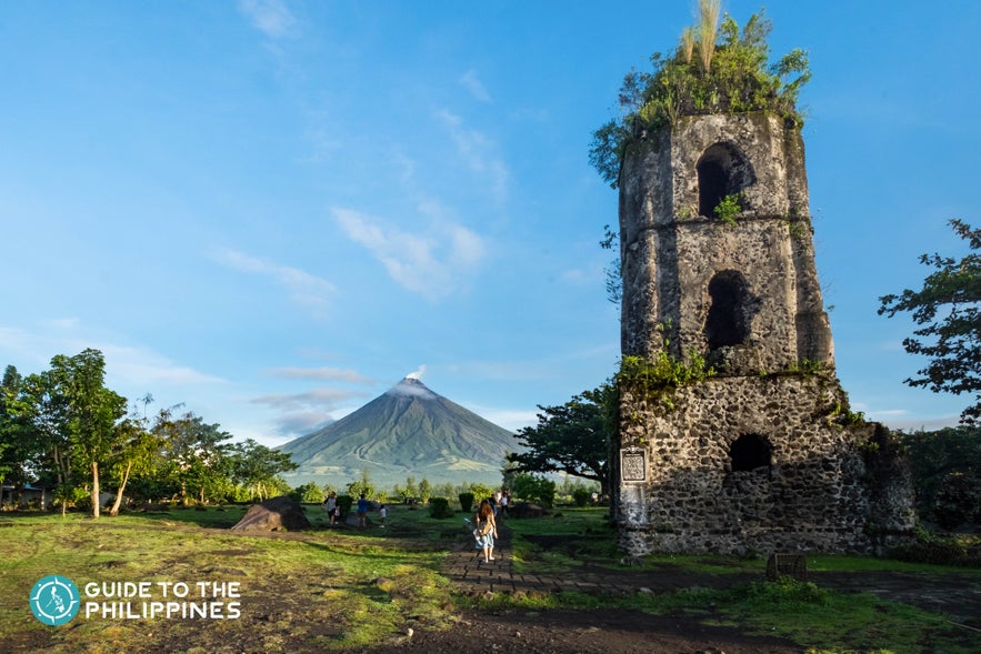 The Cagsawa Church Ruins serves as one of the most iconic tourist landmarks in Legazpi, Albay The Cagsawa Church Ruins serves as one of the most iconic tourist landmarks in Legazpi, Albay