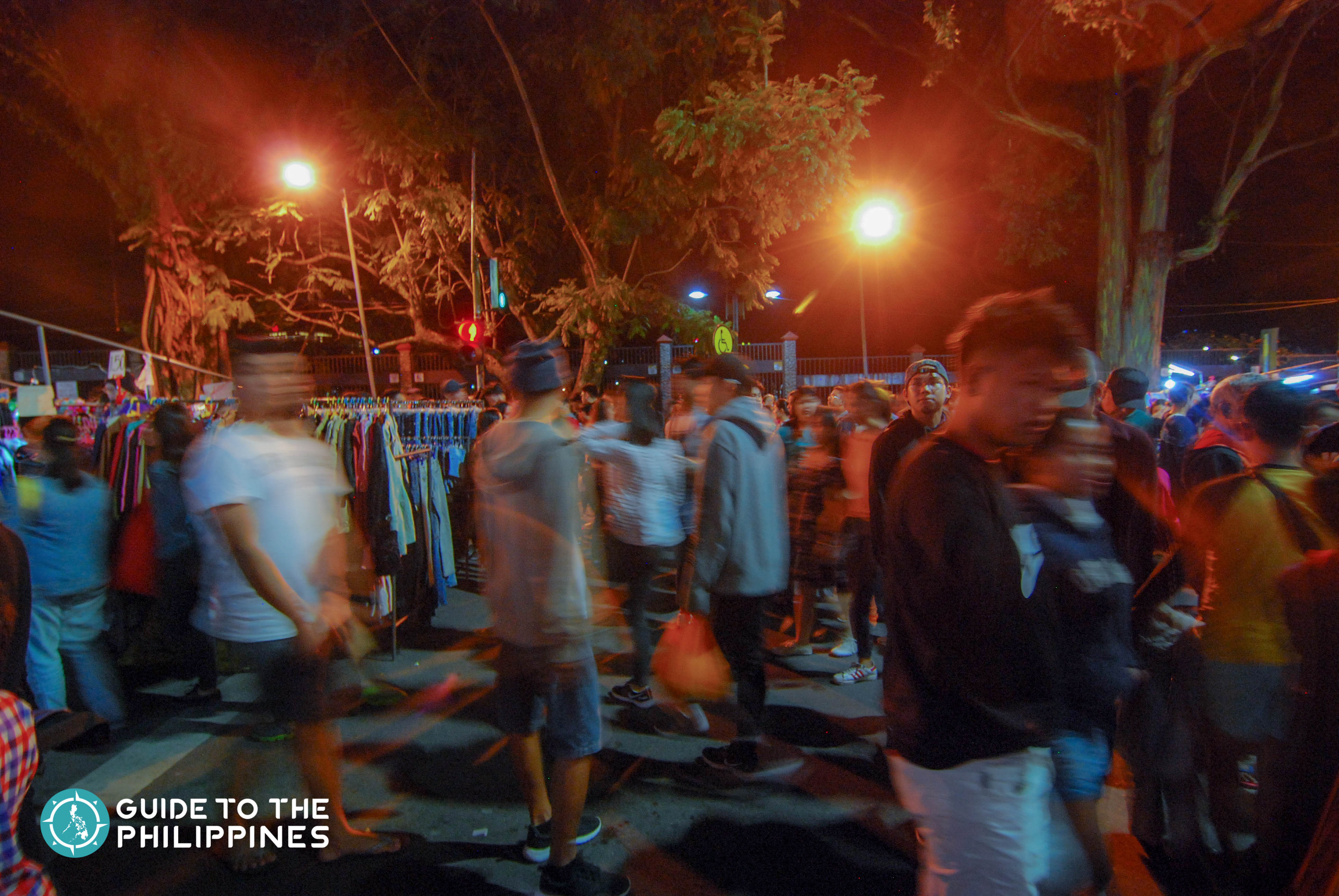 Night Market along the Harrison Road of Baguio City, Philippines