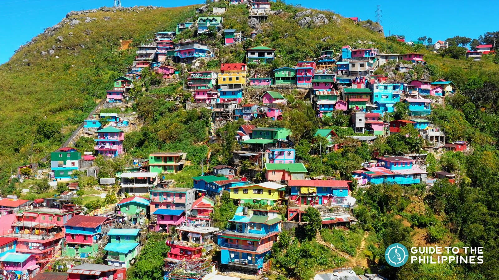 View of the Stobosa Artists&rsquo; Village, inspired by the Favela Paintings of Rio de Janeiro, Brazil