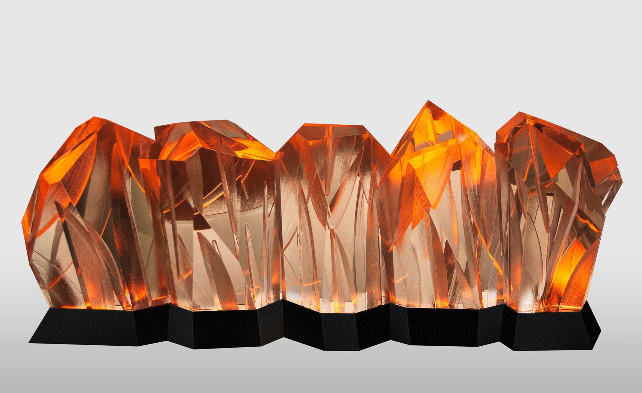 Glass sculpture at Museo Orlina in Tagaytay, Philippines