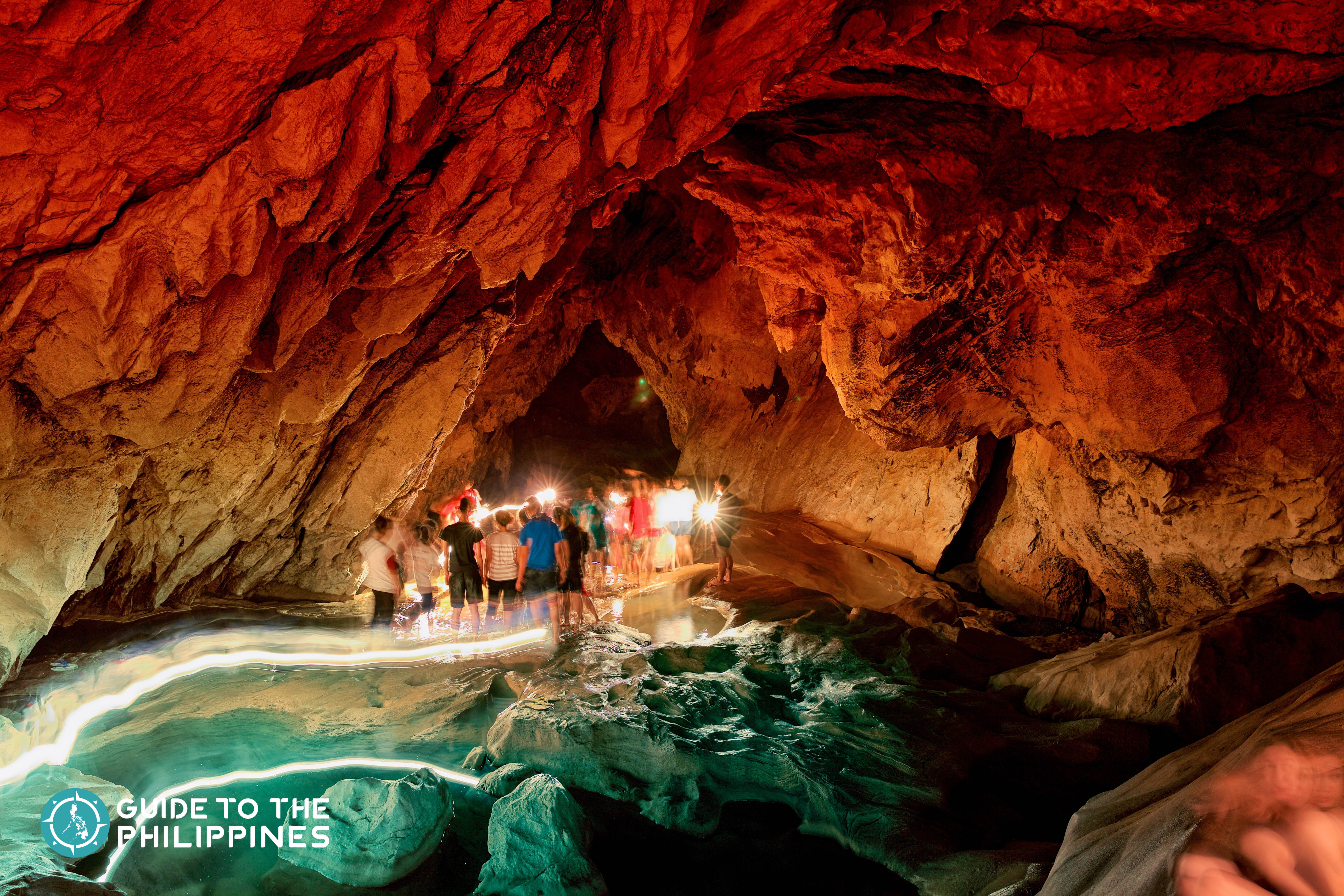 Impressive rock formations as you go spelunking at Sumaguing Cave in Sagada, Mountain Province