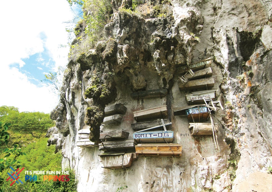 Hanging Coffins is a traditional burial in Sagada practiced to date Hanging Coffins is a traditional burial in Sagada practiced to date