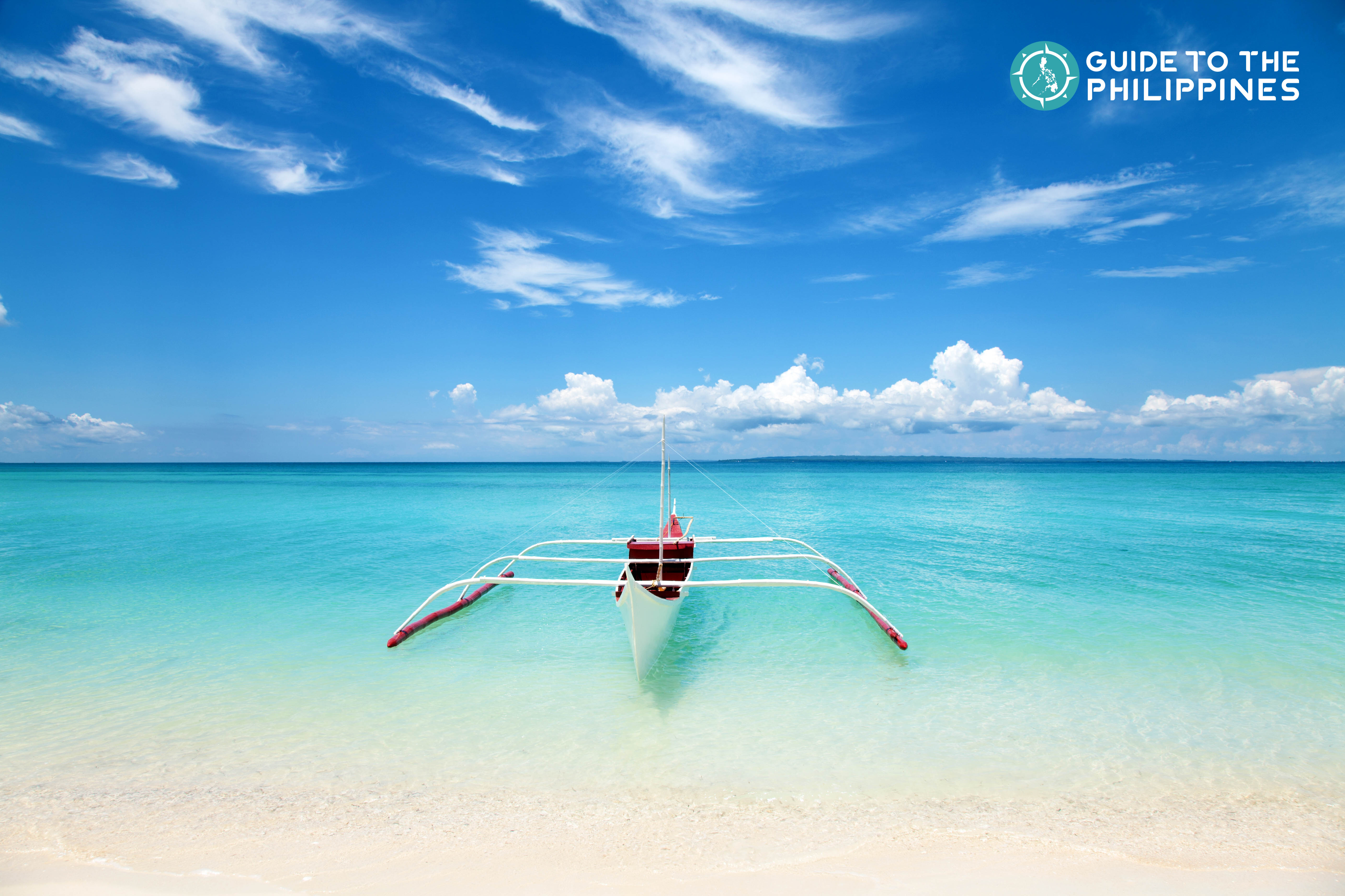 Boat in Mactan, Cebu during summer