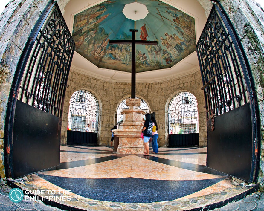 Magellan's Cross in Cebu, Philippines Magellan's Cross in Cebu, Philippines