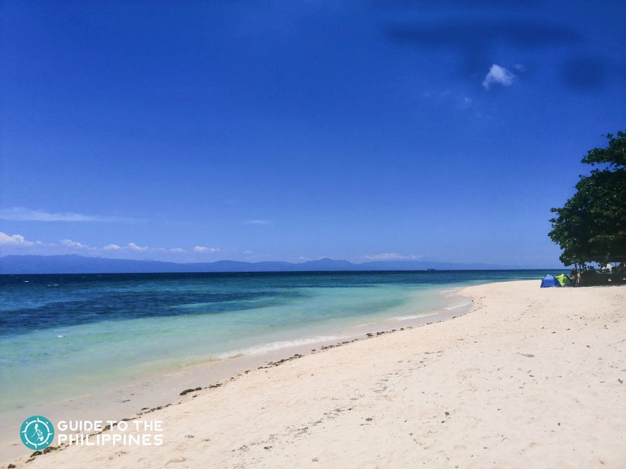 Beach front of Lambug Beach in Badian, Cebu Beach front of Lambug Beach in Badian, Cebu