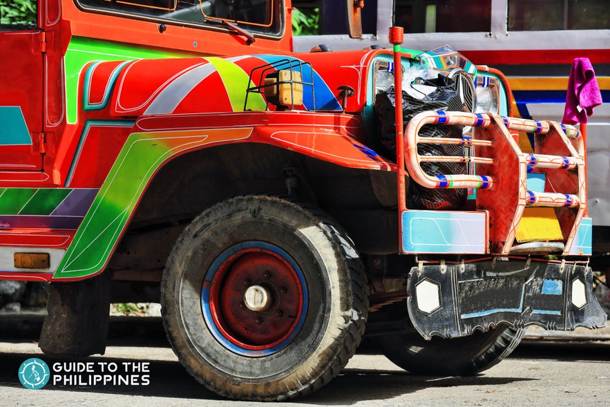 Colorful jeepney in Bataan, Philippines Colorful jeepney in Bataan, Philippines