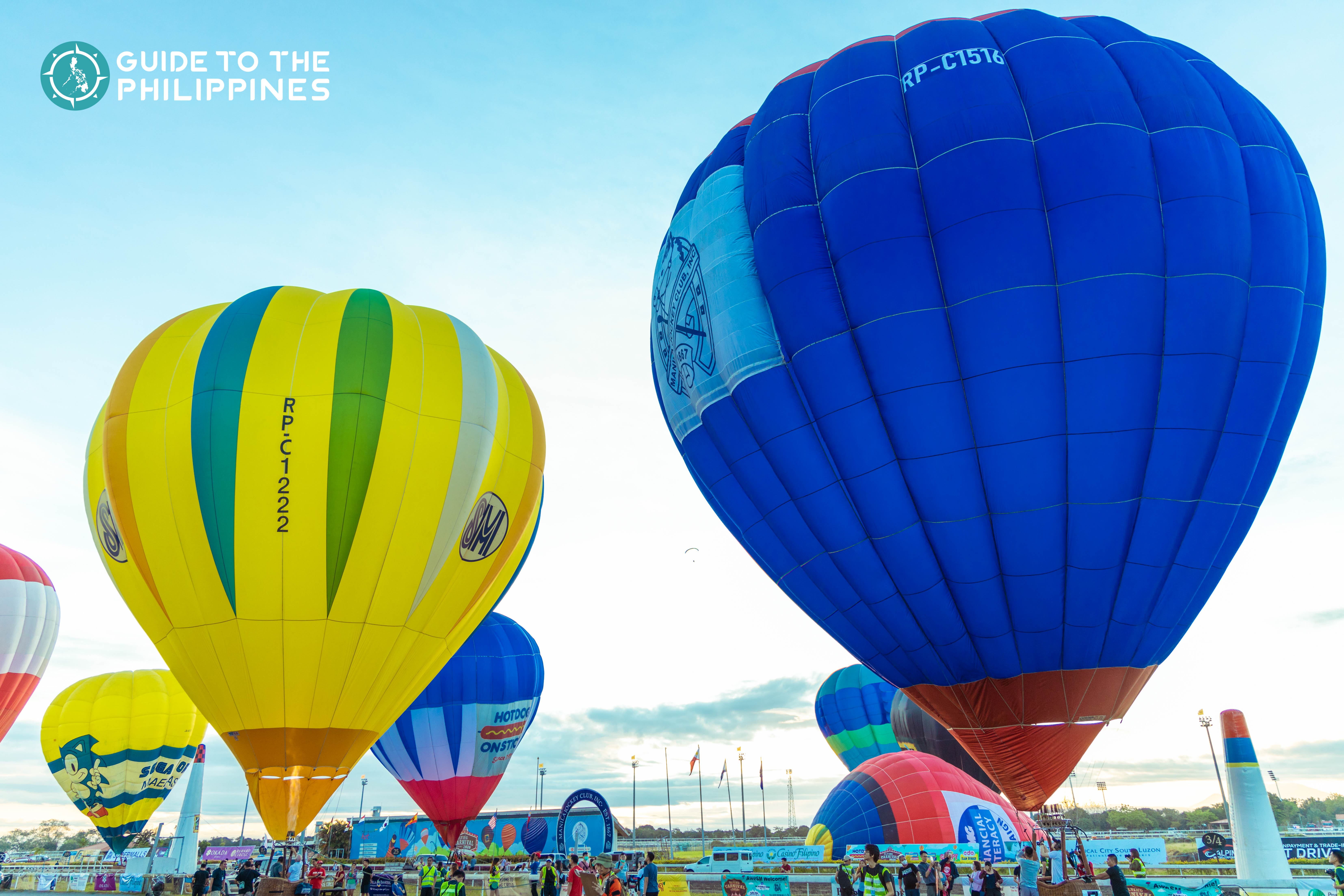 Philippine International Hot Air Balloon in Carmona of Cavite, Philippines