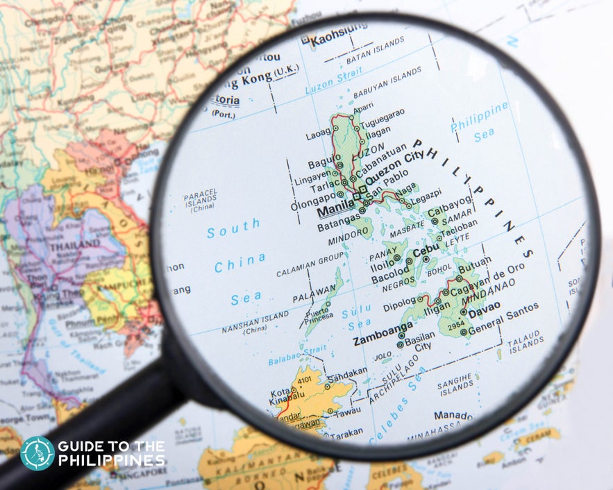 Map of the Philippines Map of the Philippines