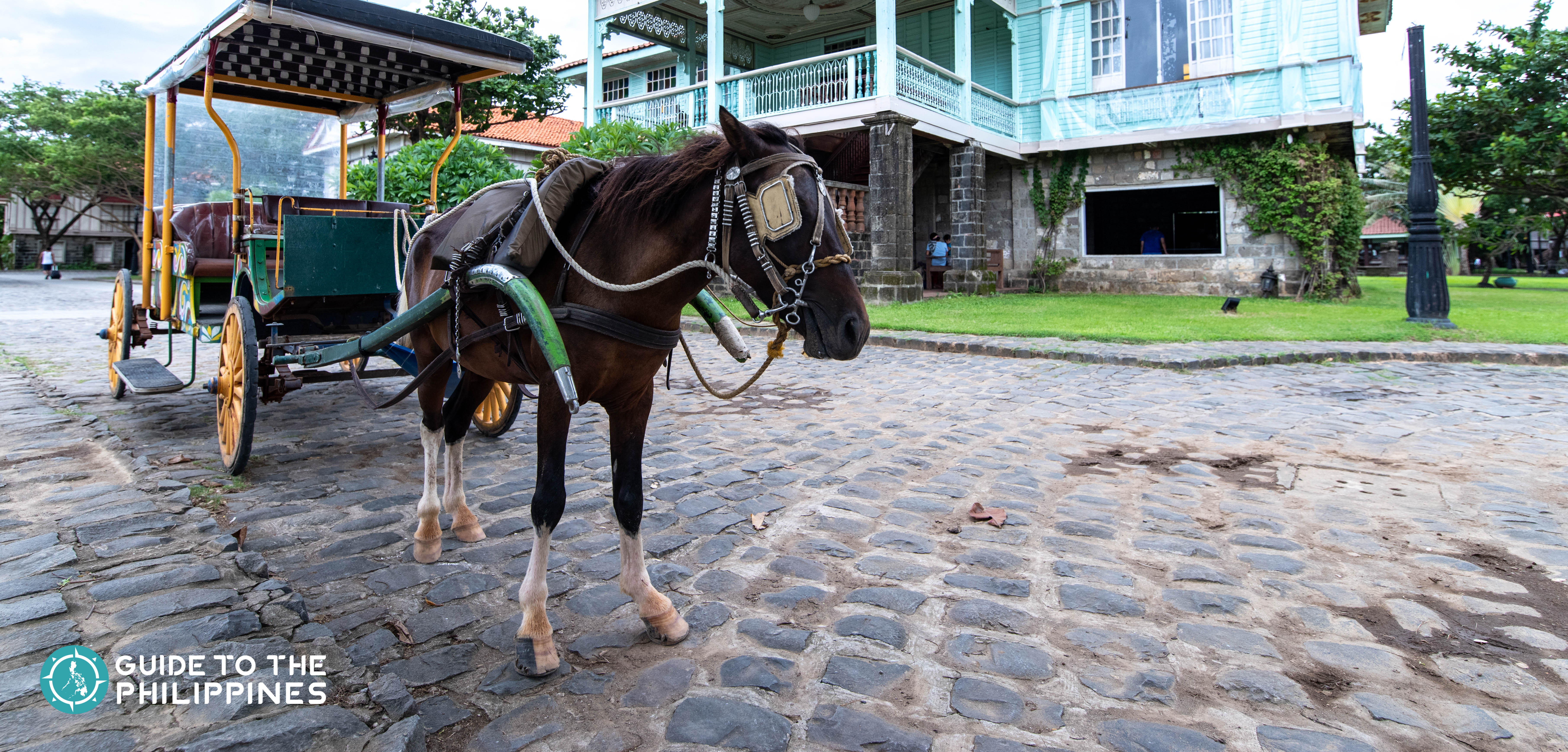 Kalesa at Las Casas Filipinas de Acuzar in Bataan